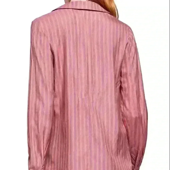 NEW! BCBGeneration Women’s M Striped Blouse Top NWT $98 - Picture 2 of 2